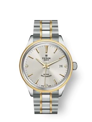 Tudor Style, Stainless Steel and Yellow Gold with Diamond-set, 38mm, Ref# M12503-0005