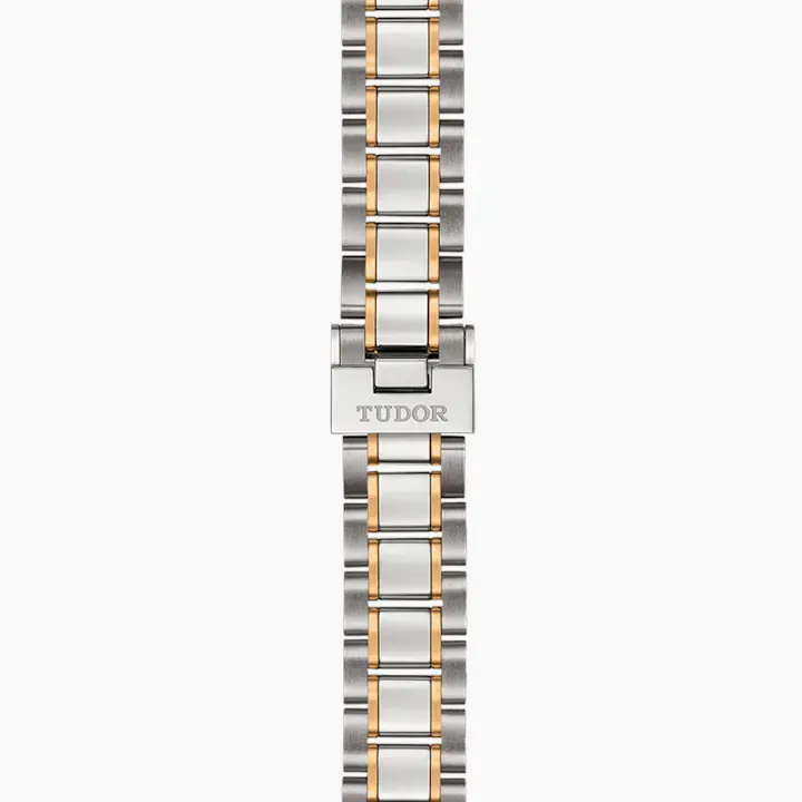 Tudor Style, Stainless Steel and Yellow Gold with Diamond-set, 38mm, Ref# M12503-0005