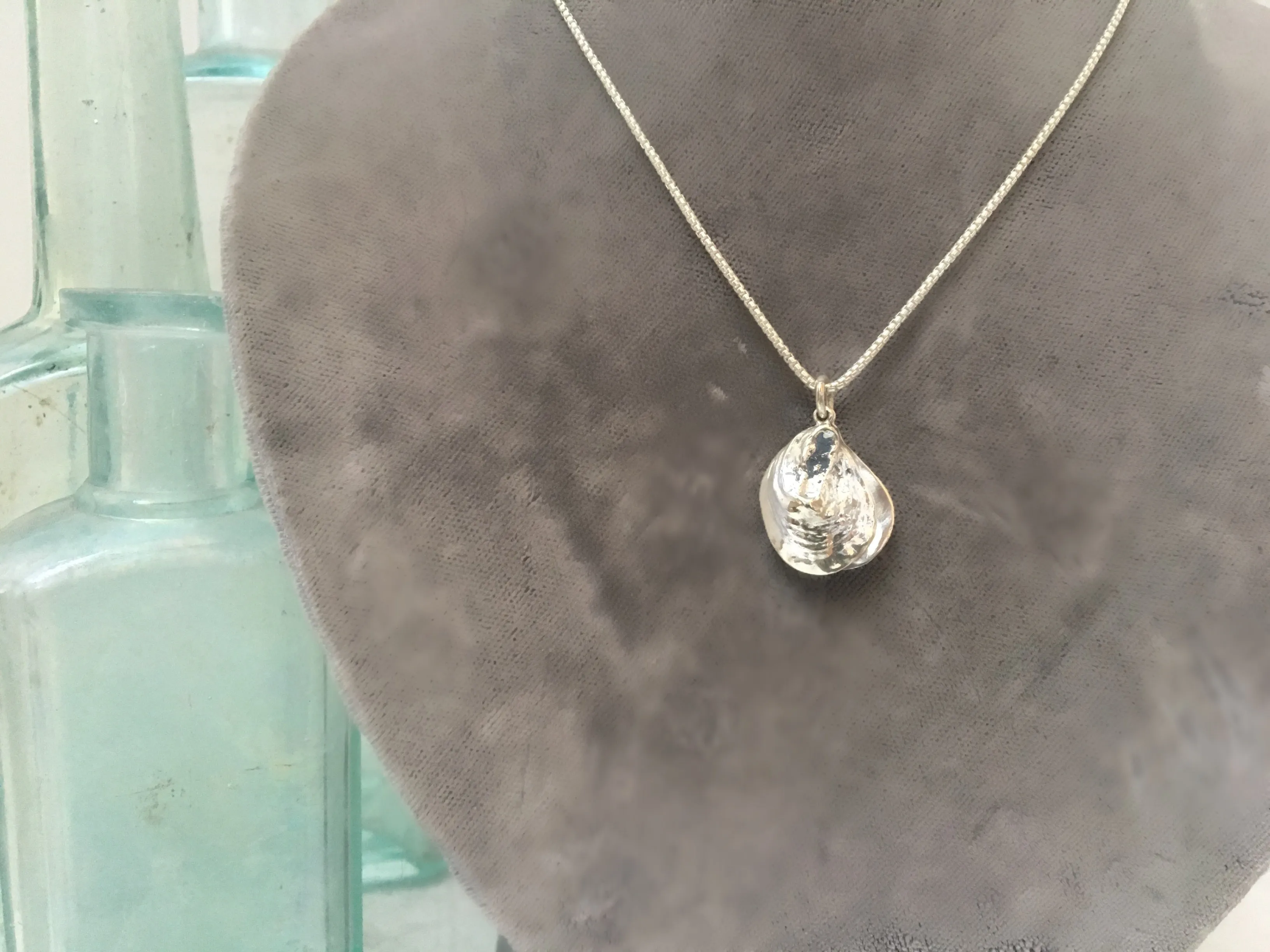 Two Halves Oyster Necklace