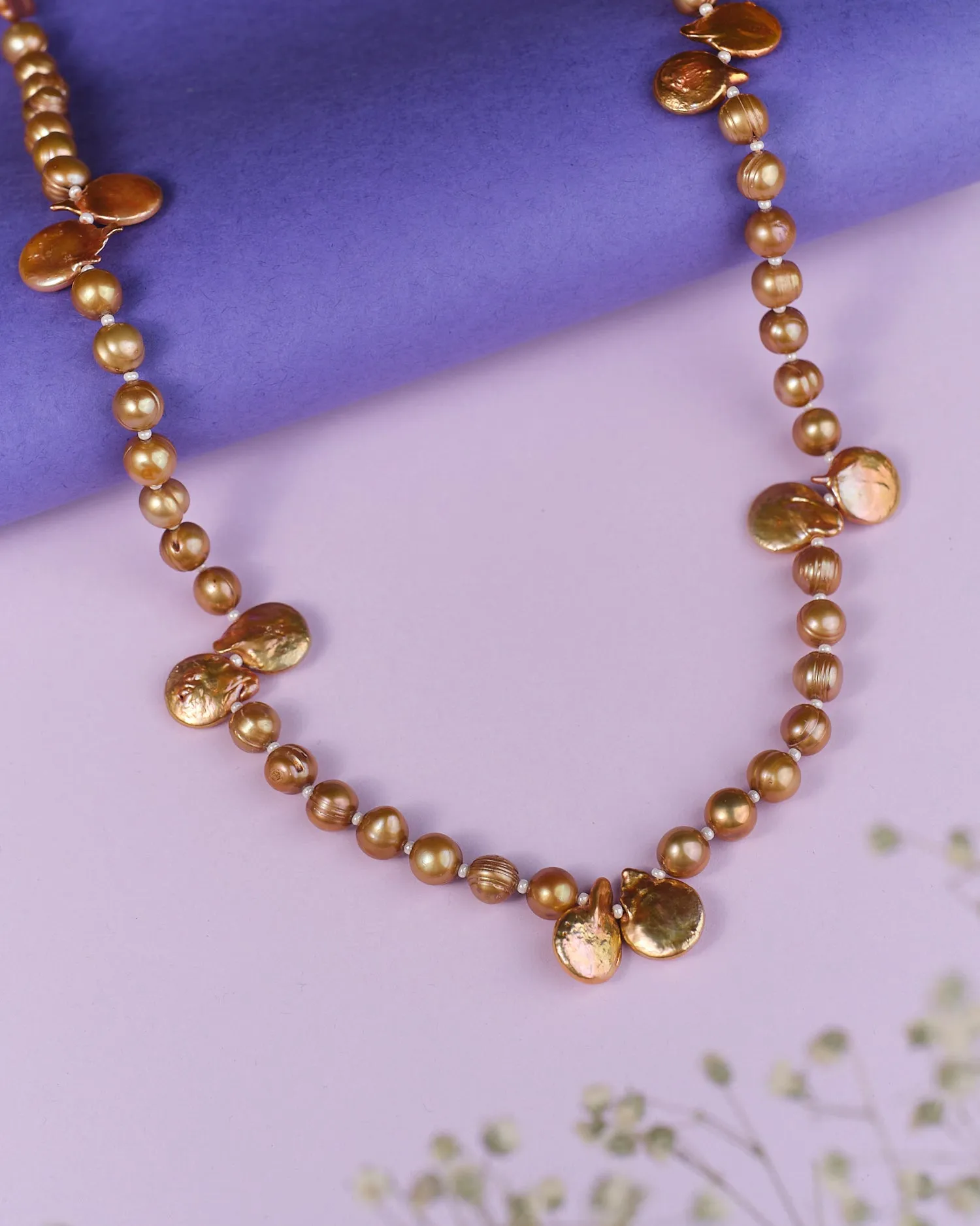 Umpteen Blossom Pearl Necklace