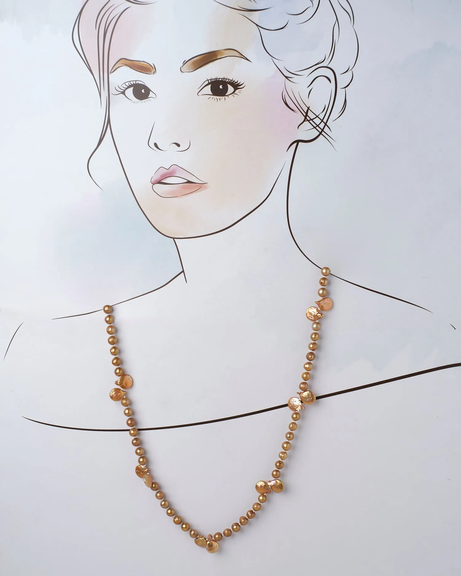 Umpteen Blossom Pearl Necklace