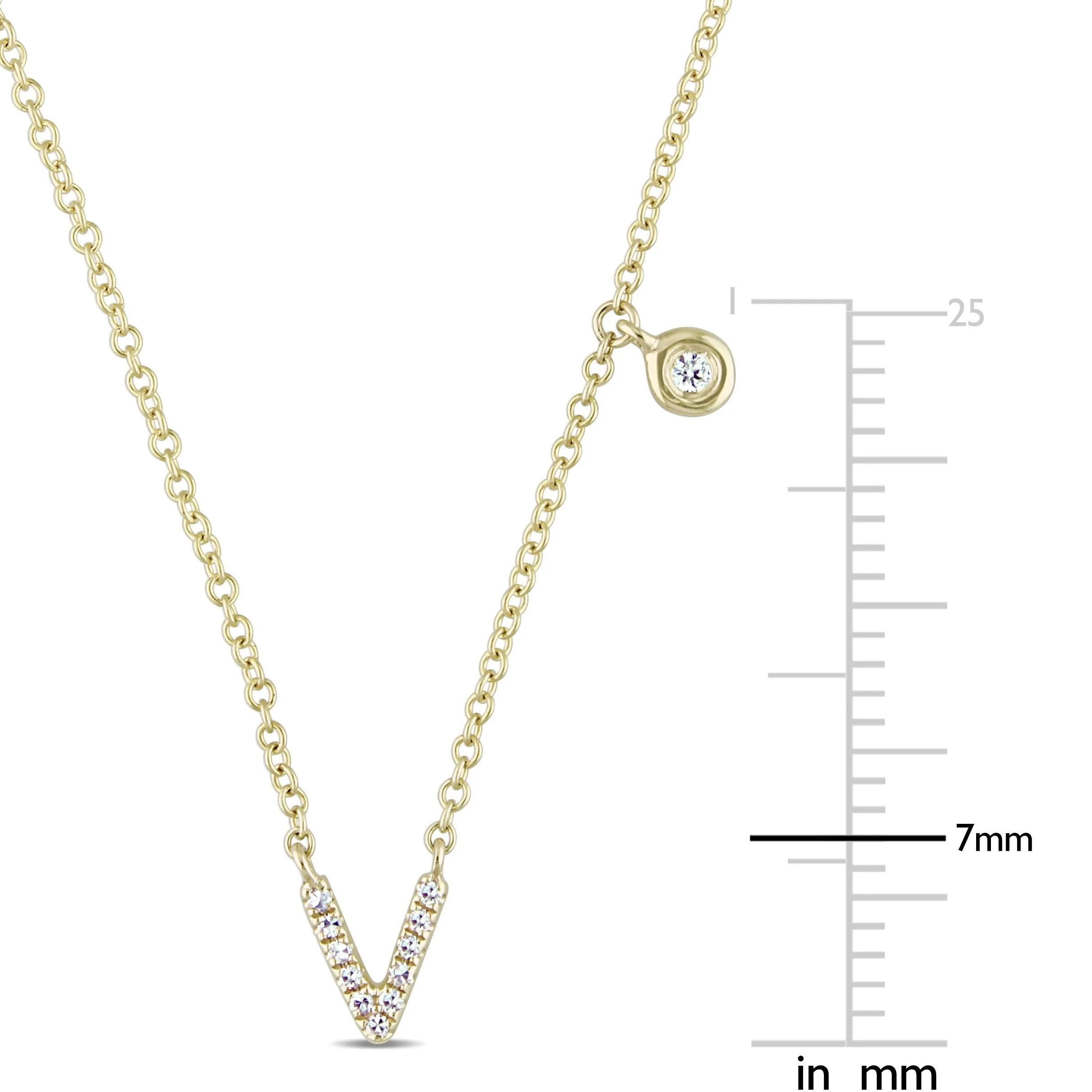 V-Shape Charm Necklace
