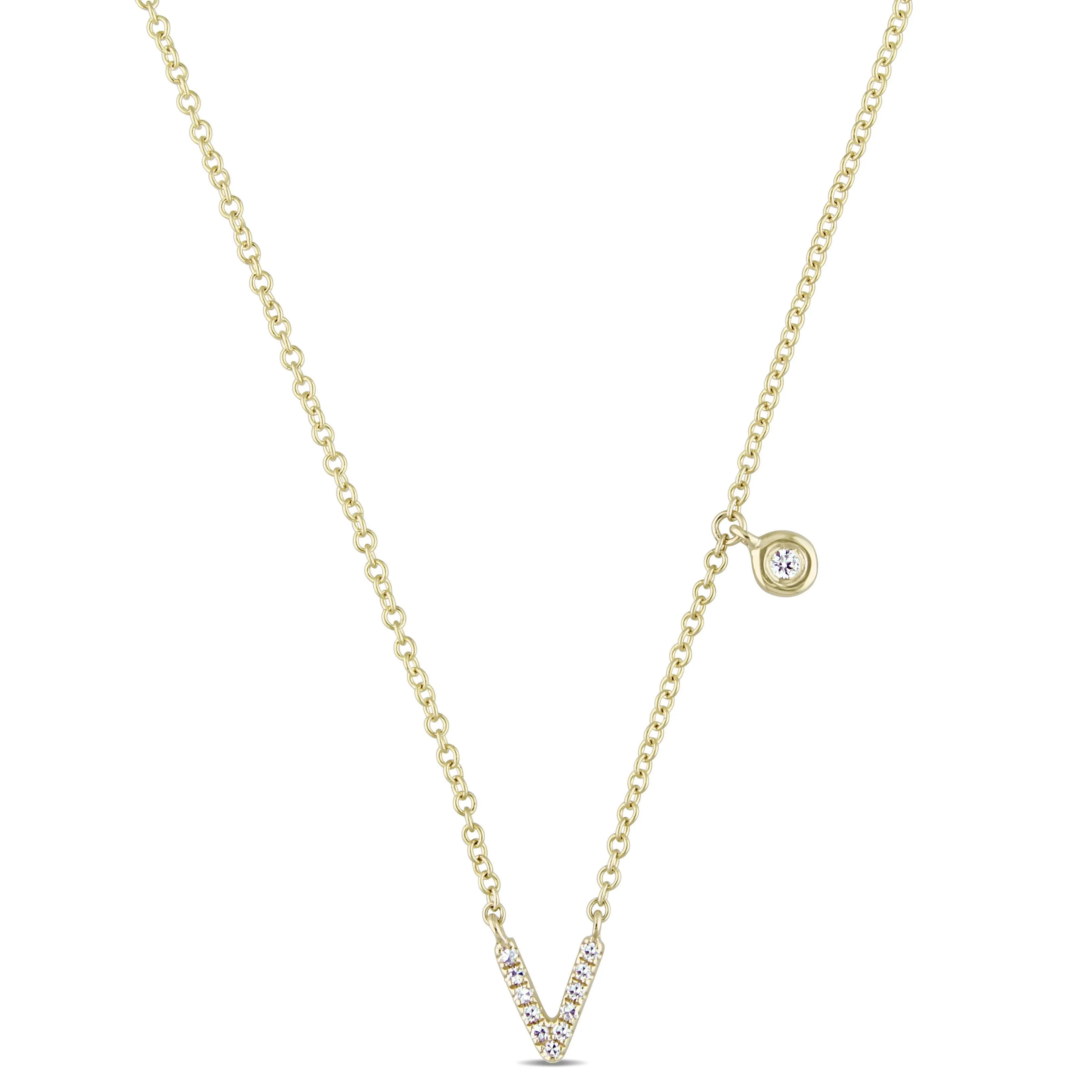 V-Shape Charm Necklace