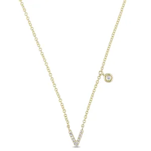 V-Shape Charm Necklace