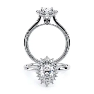 Verragio Solitaire Halo Diamond Engagement Ring