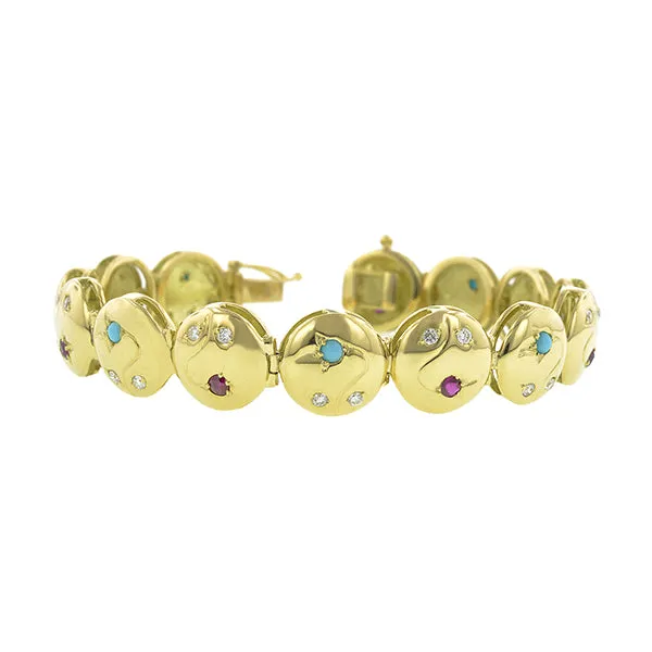 Vine Button Bracelet- Heirloom by Doyle & Doyle