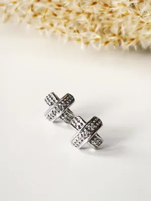 Vintage 14k White Gold and Diamond earrings