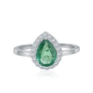 Vintage Emerald & Diamond Ring