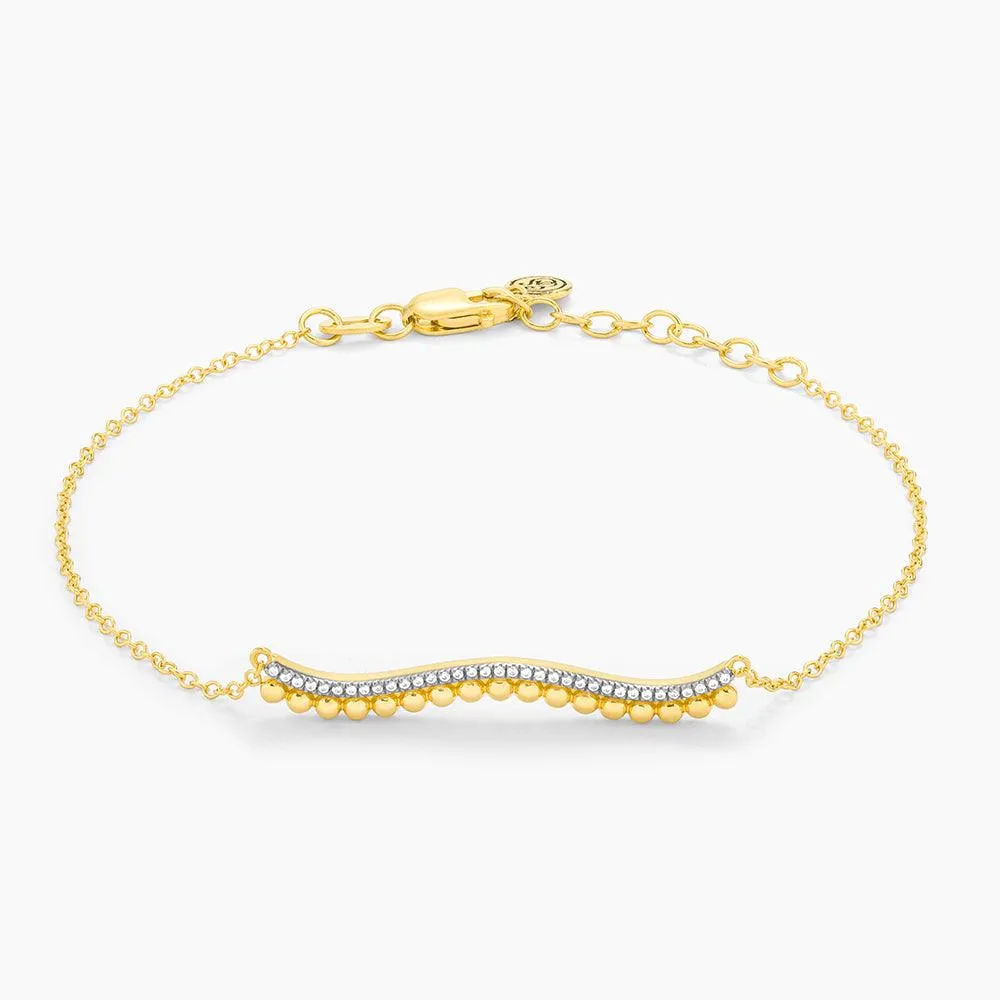 Wave of Life Chain Bracelet