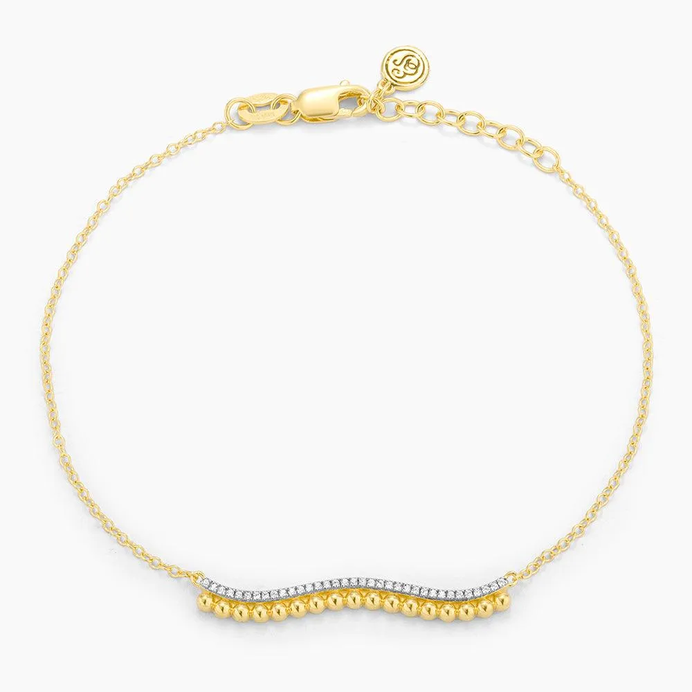 Wave of Life Chain Bracelet