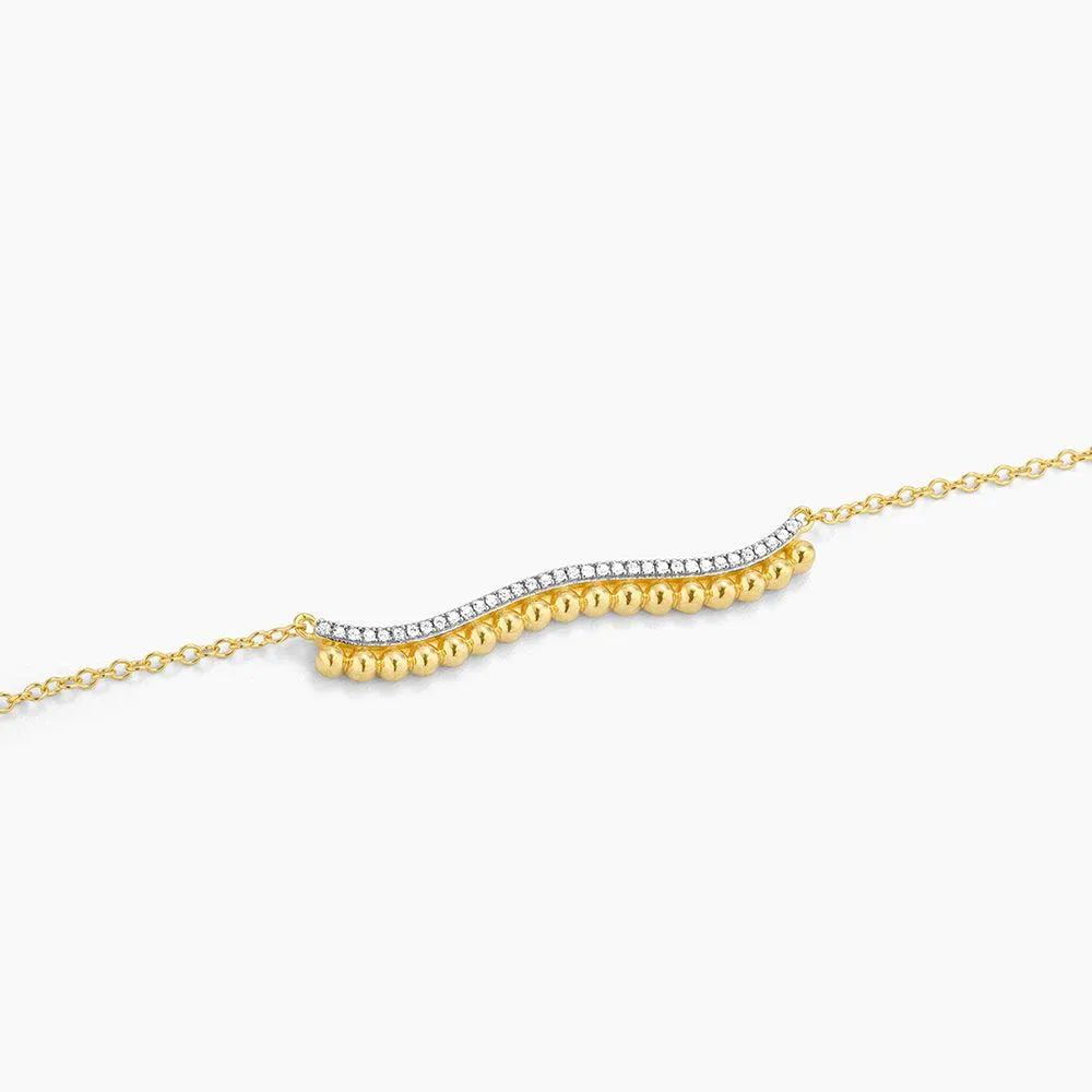 Wave of Life Chain Bracelet