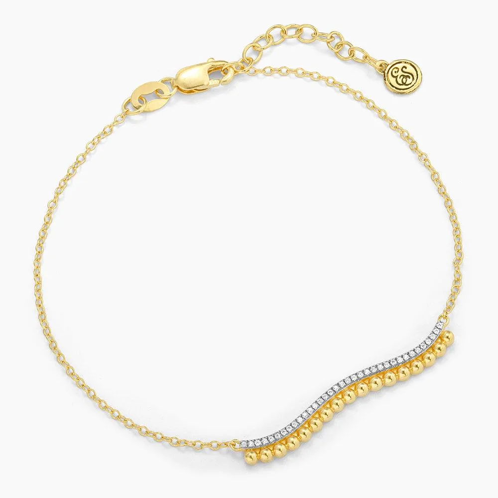 Wave of Life Chain Bracelet