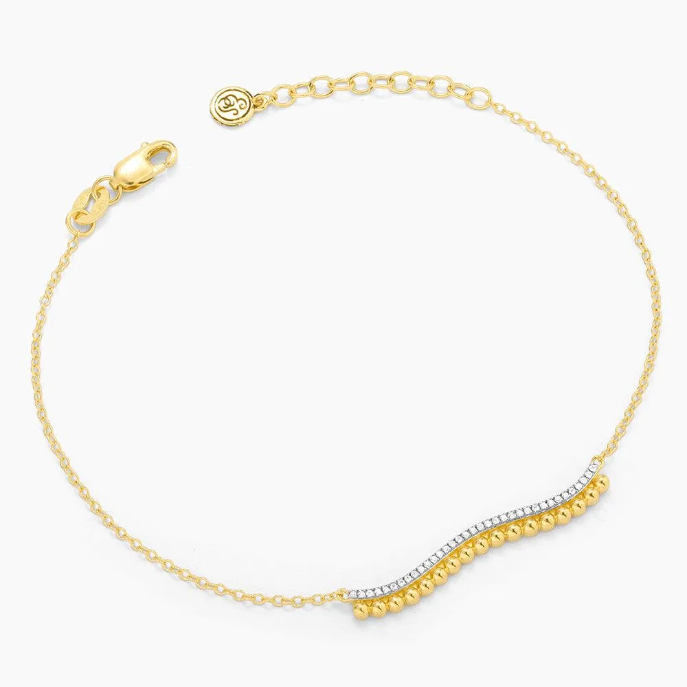 Wave of Life Chain Bracelet