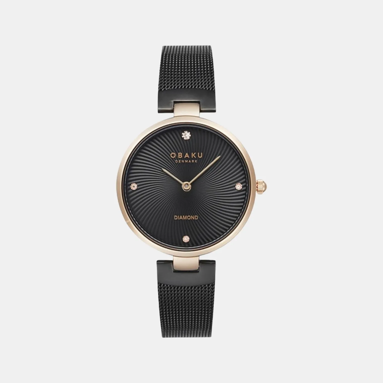 Women's Black Analog Stainless Steel Watch V256LXVBMB-DD