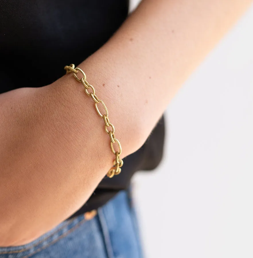 Yellow Gold Charm Bracelet